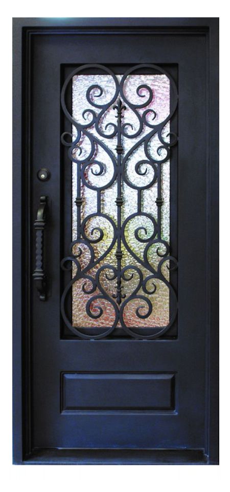 （特別価格）door Stonehenge SH 02 Wrought Iron Exterior Door